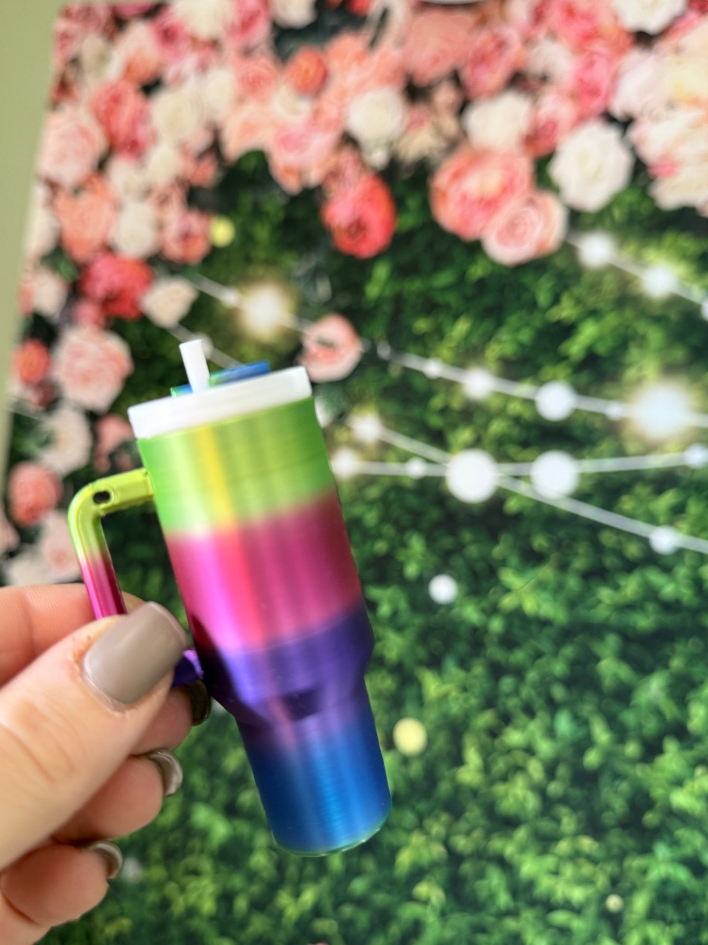 MINI CUP KEYCHAIN WITH STORAGE