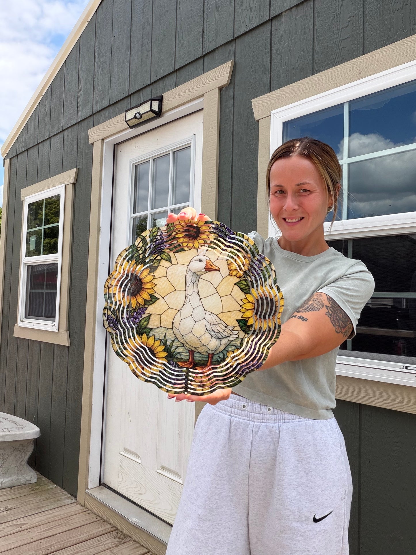 GOOSE 10 INCH WIND SPINNER
