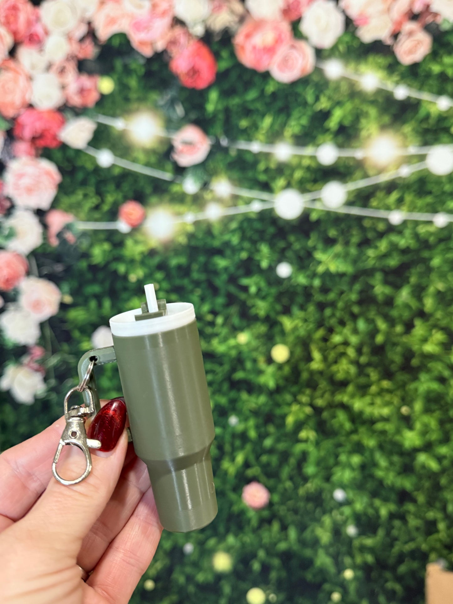 MINI CUP KEYCHAIN WITH STORAGE