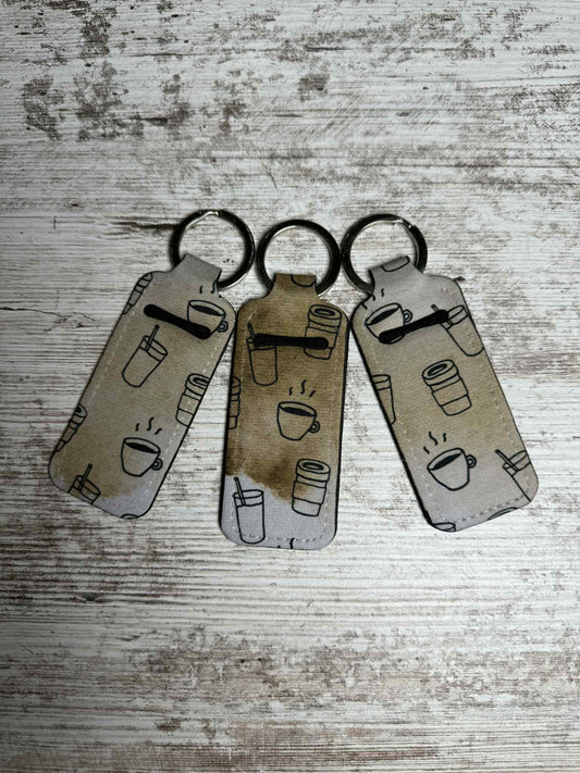 SUBLIMATION KEYCHAIN CHAPSTICK HOLDER