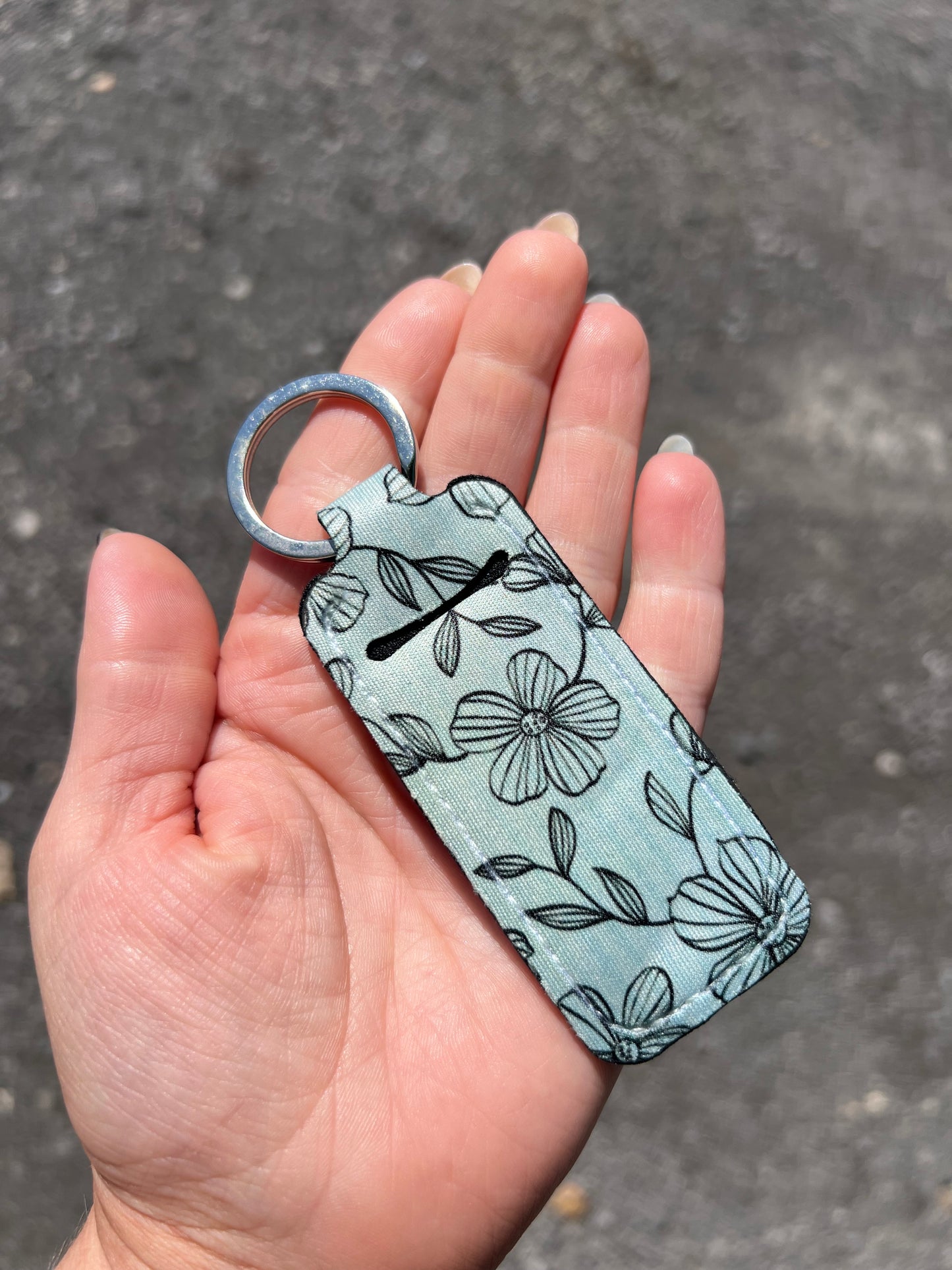 SUBLIMATION KEYCHAIN CHAPSTICK HOLDER