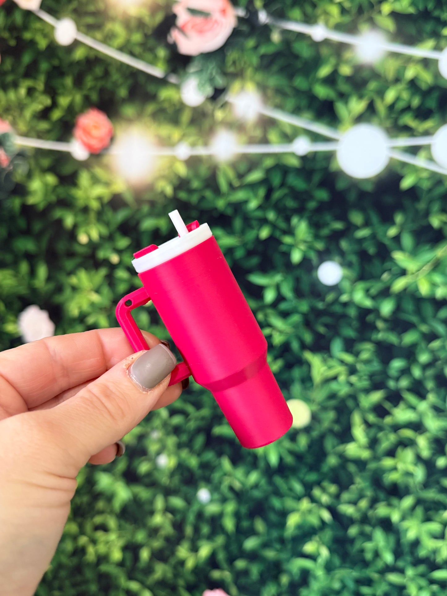 MINI CUP KEYCHAIN WITH STORAGE