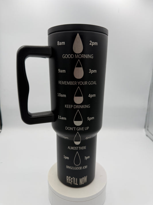EMOTIONAL SUPPORT HANDLED MODERN TUMBLER