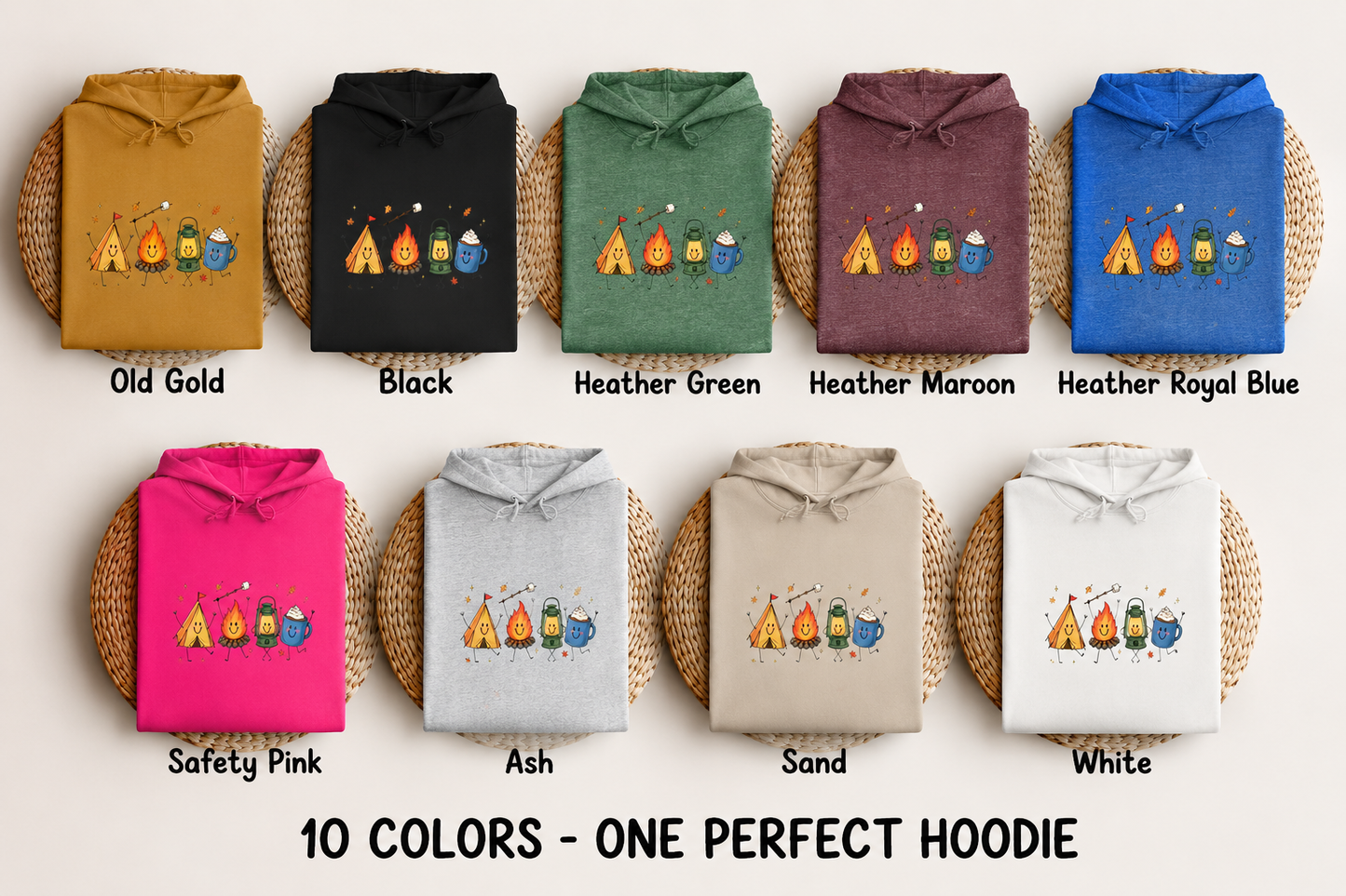 CAMPING DOODLE HOODIE