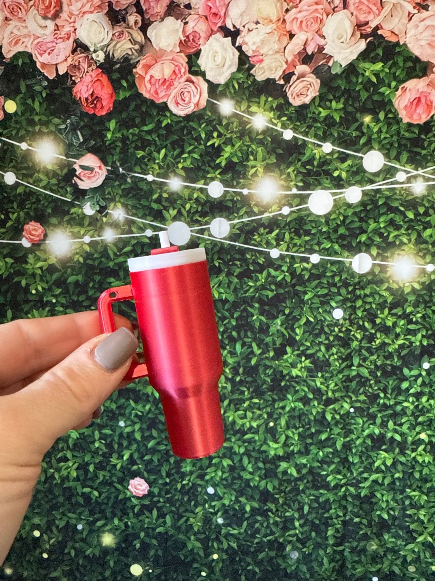 MINI CUP KEYCHAIN WITH STORAGE
