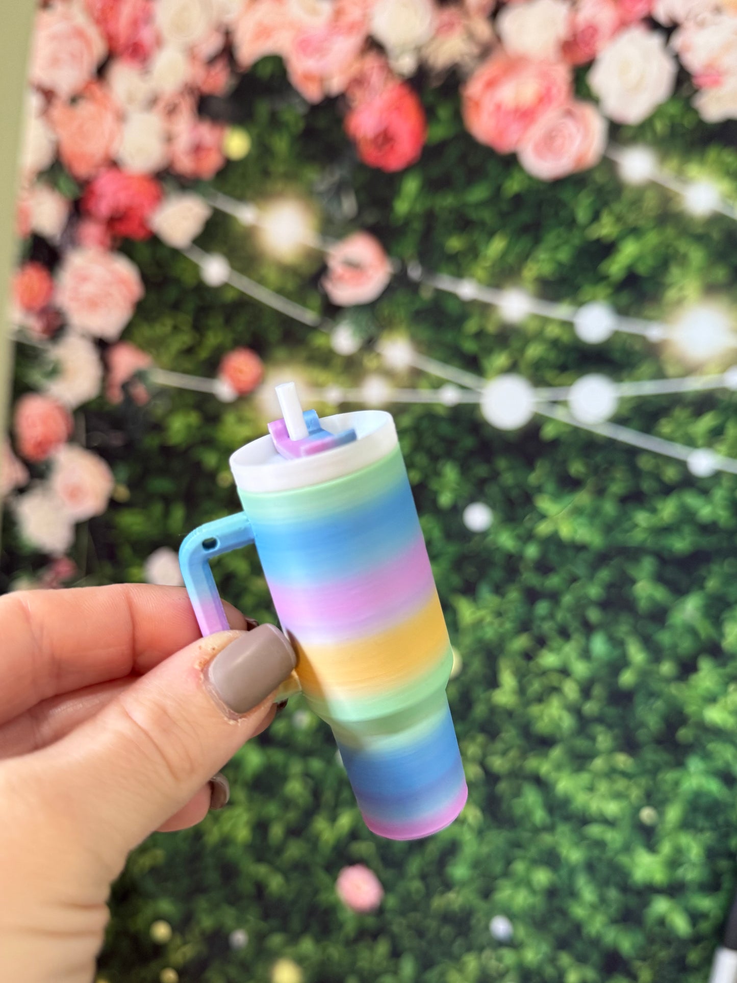 MINI CUP KEYCHAIN WITH STORAGE