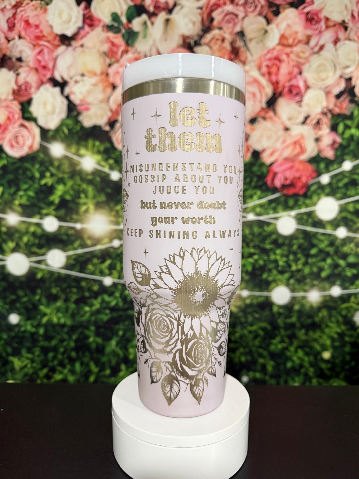 *NEW* LASER ENGRAVED 40 OZ TUMBLER