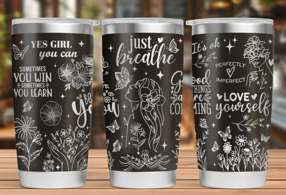 *NEW* LASER ENGRAVED 30 OZ TUMBLER