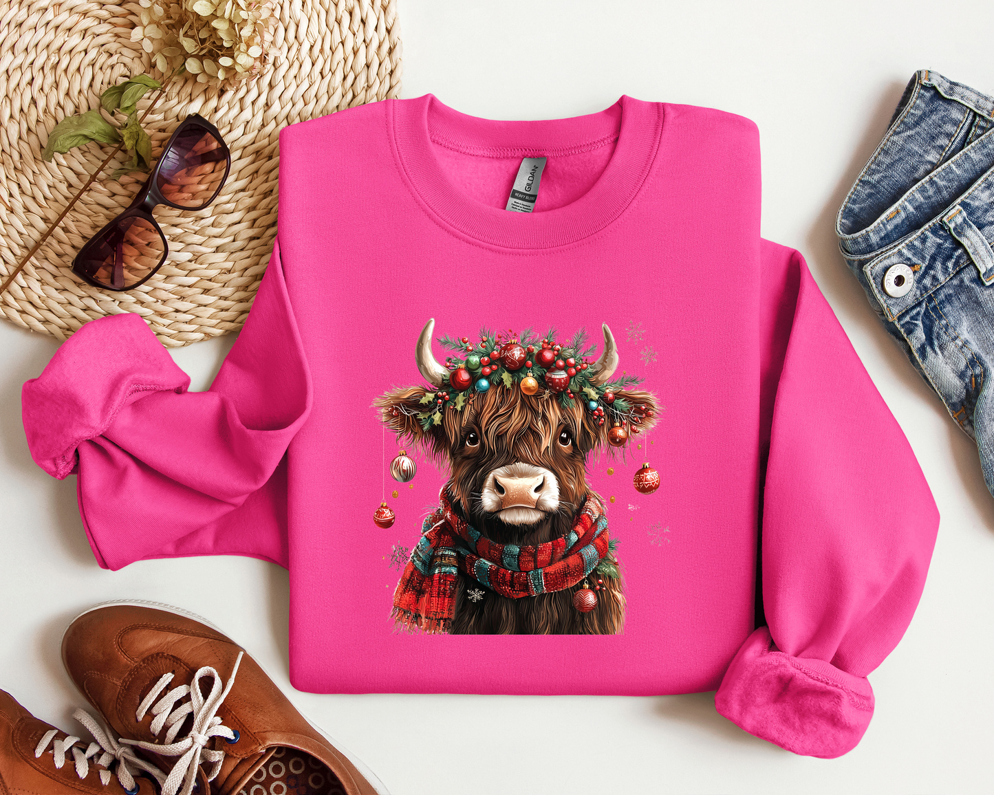 *NEW* CHRISTMAS HIGHLAND COW CREW