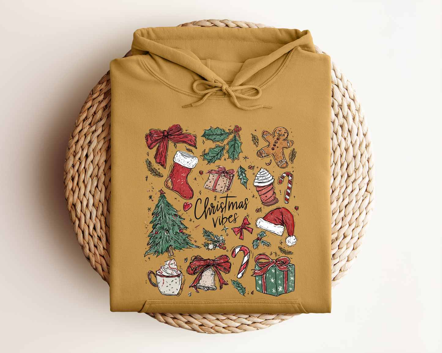 *NEW* RETRO CHRISTMAS COLLAGE HOODIE