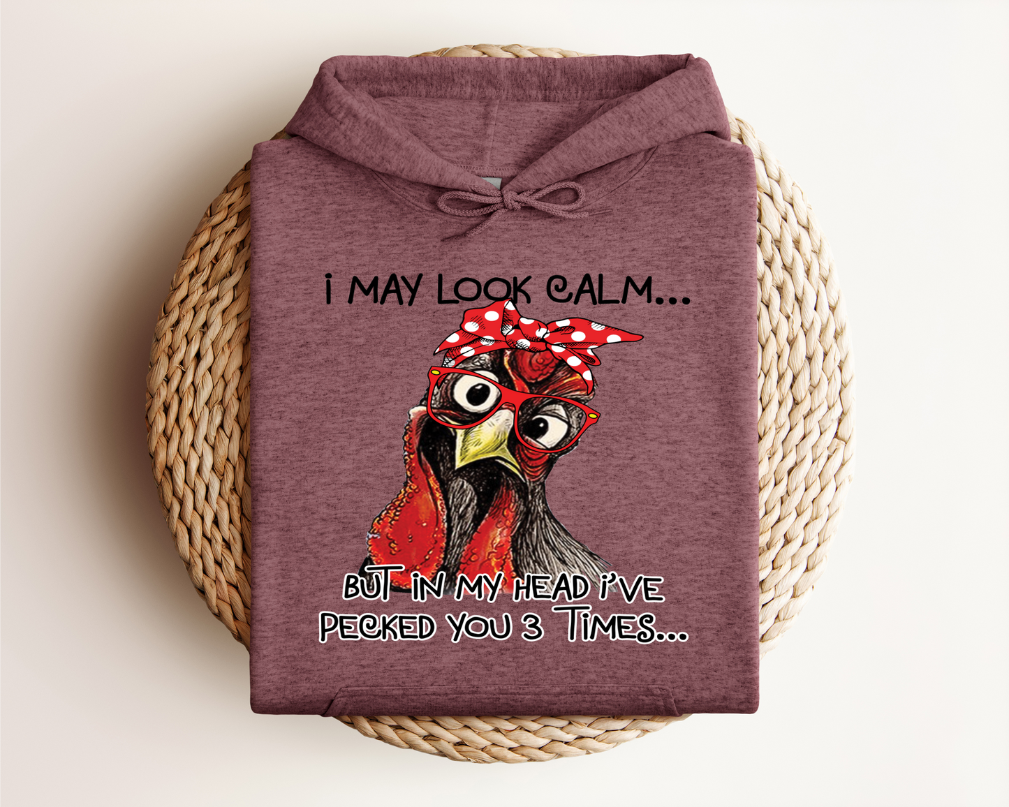 I MAY LOOK CALM HOODIE