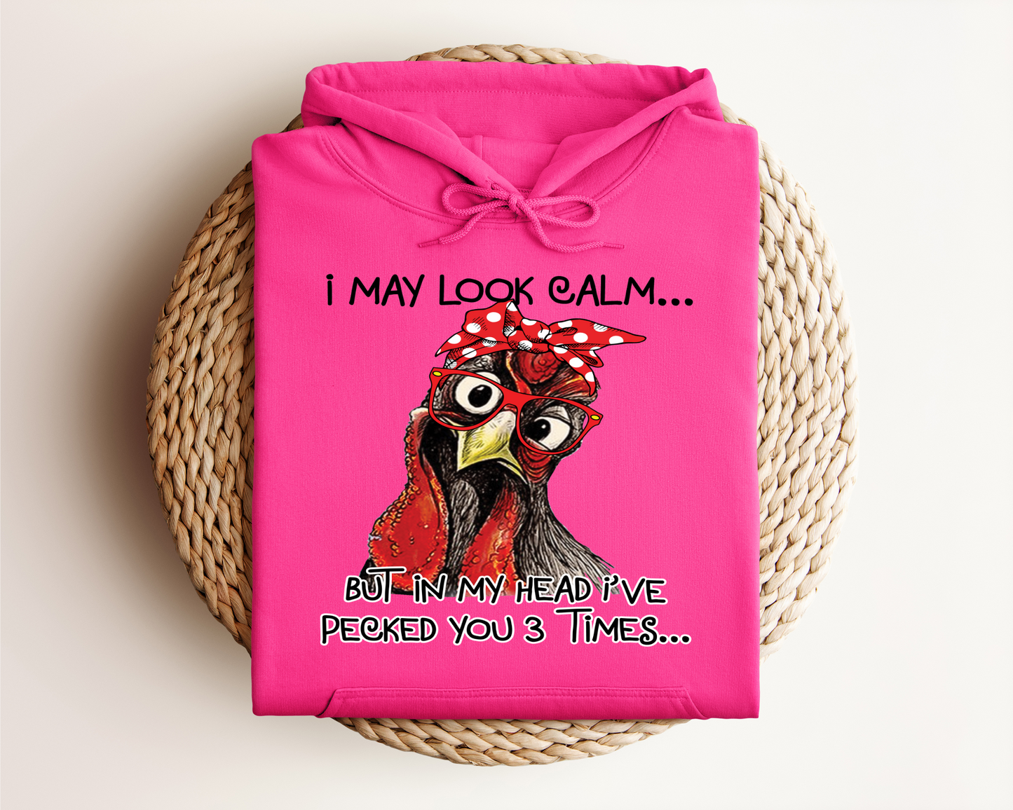 I MAY LOOK CALM HOODIE