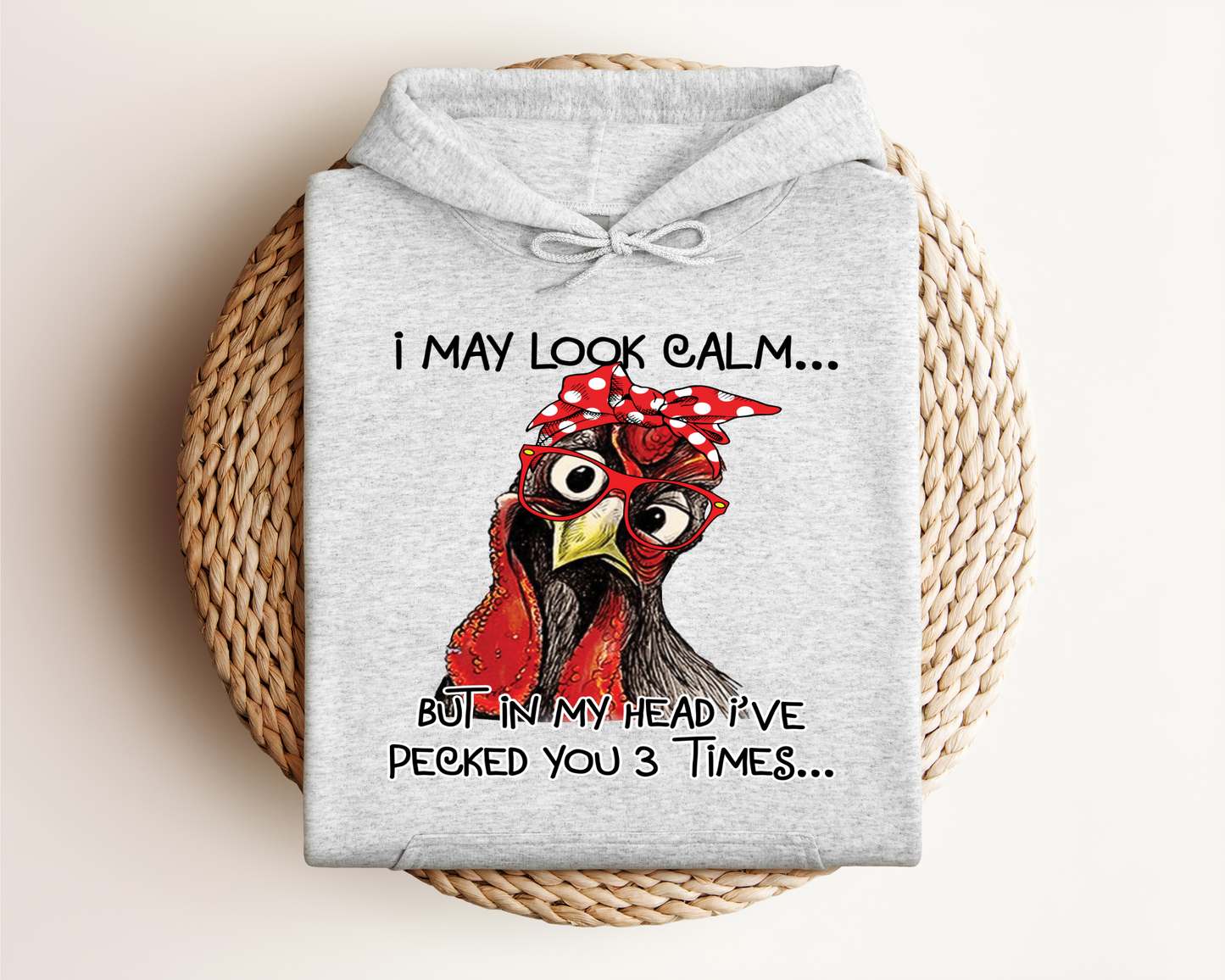 I MAY LOOK CALM HOODIE
