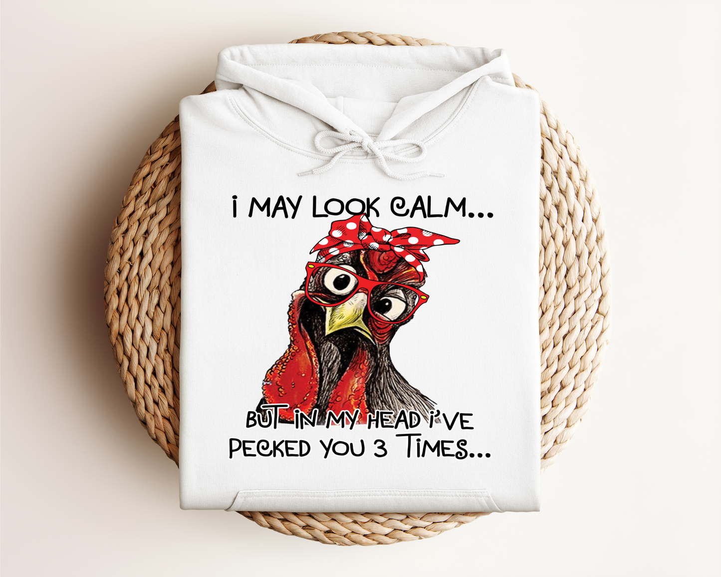 I MAY LOOK CALM HOODIE