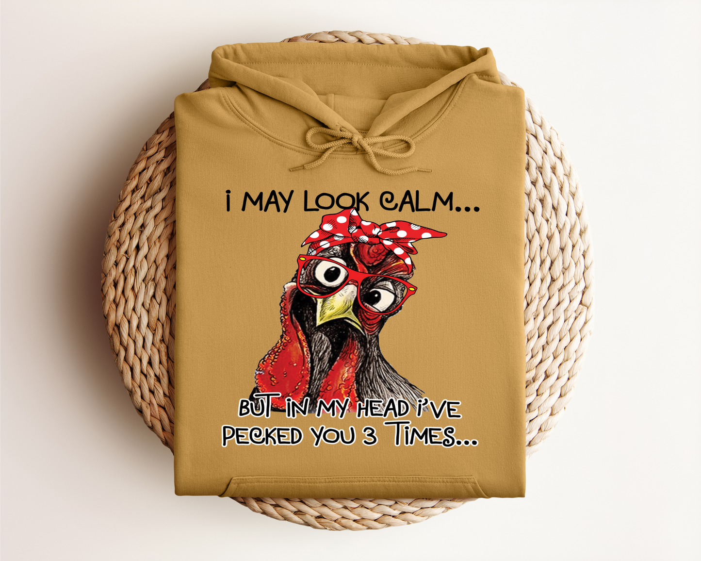 I MAY LOOK CALM HOODIE