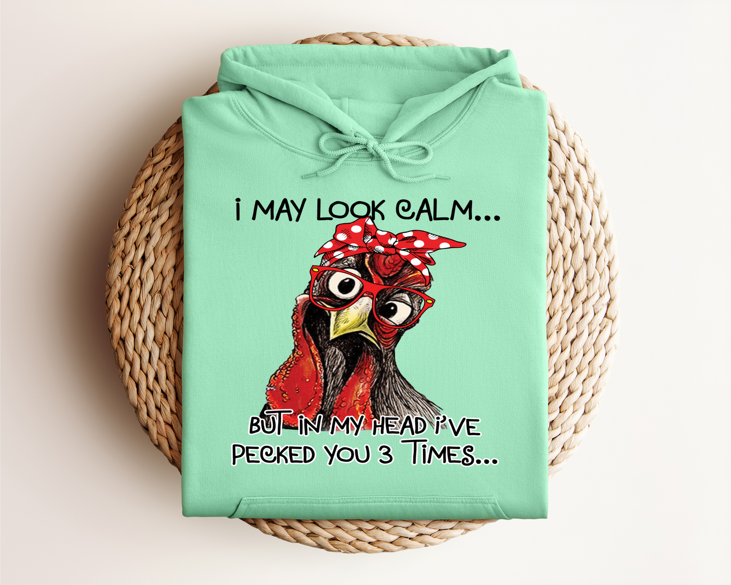 I MAY LOOK CALM HOODIE