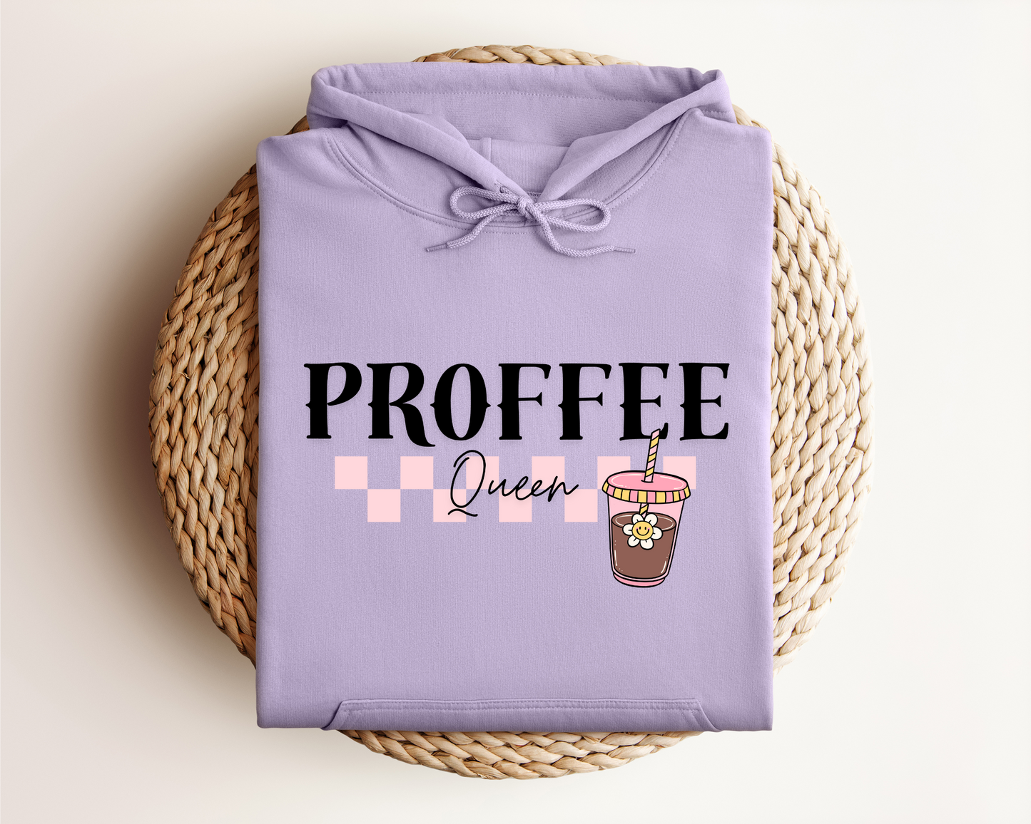 NEW PROFFEE QUEEN CHECKERED HOODIE