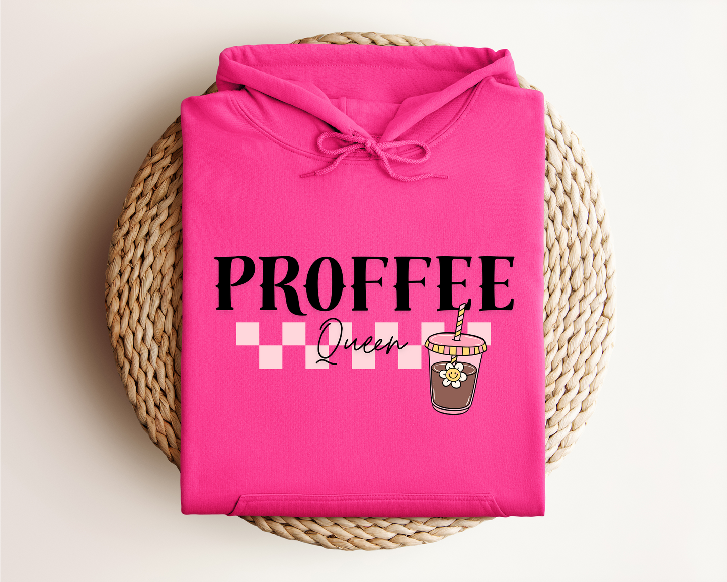 NEW PROFFEE QUEEN CHECKERED HOODIE