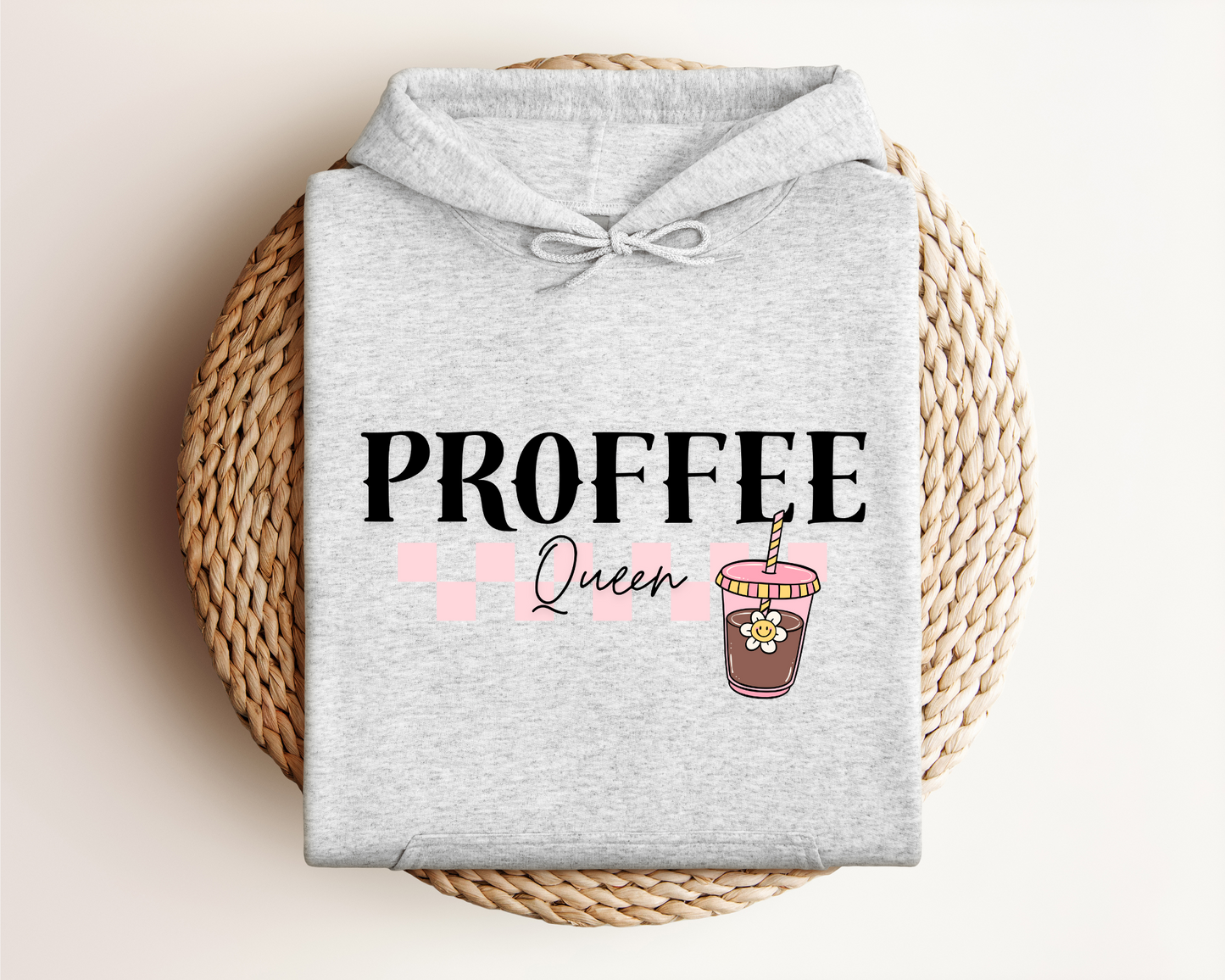 NEW PROFFEE QUEEN CHECKERED HOODIE