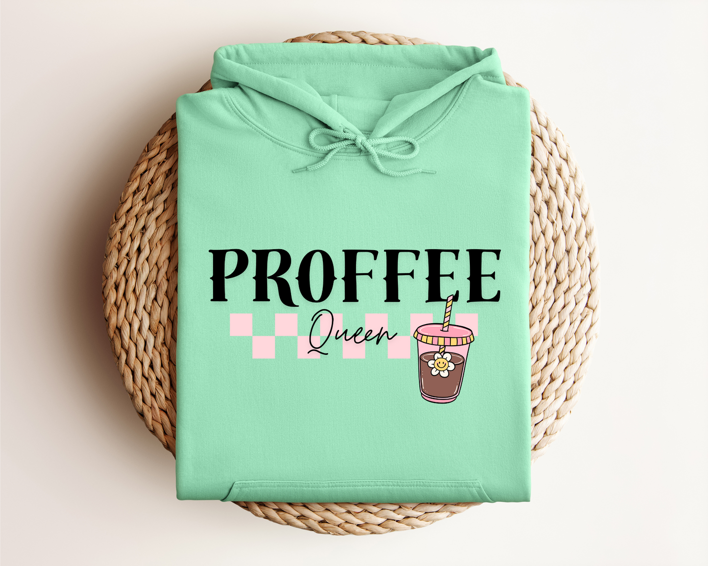 NEW PROFFEE QUEEN CHECKERED HOODIE