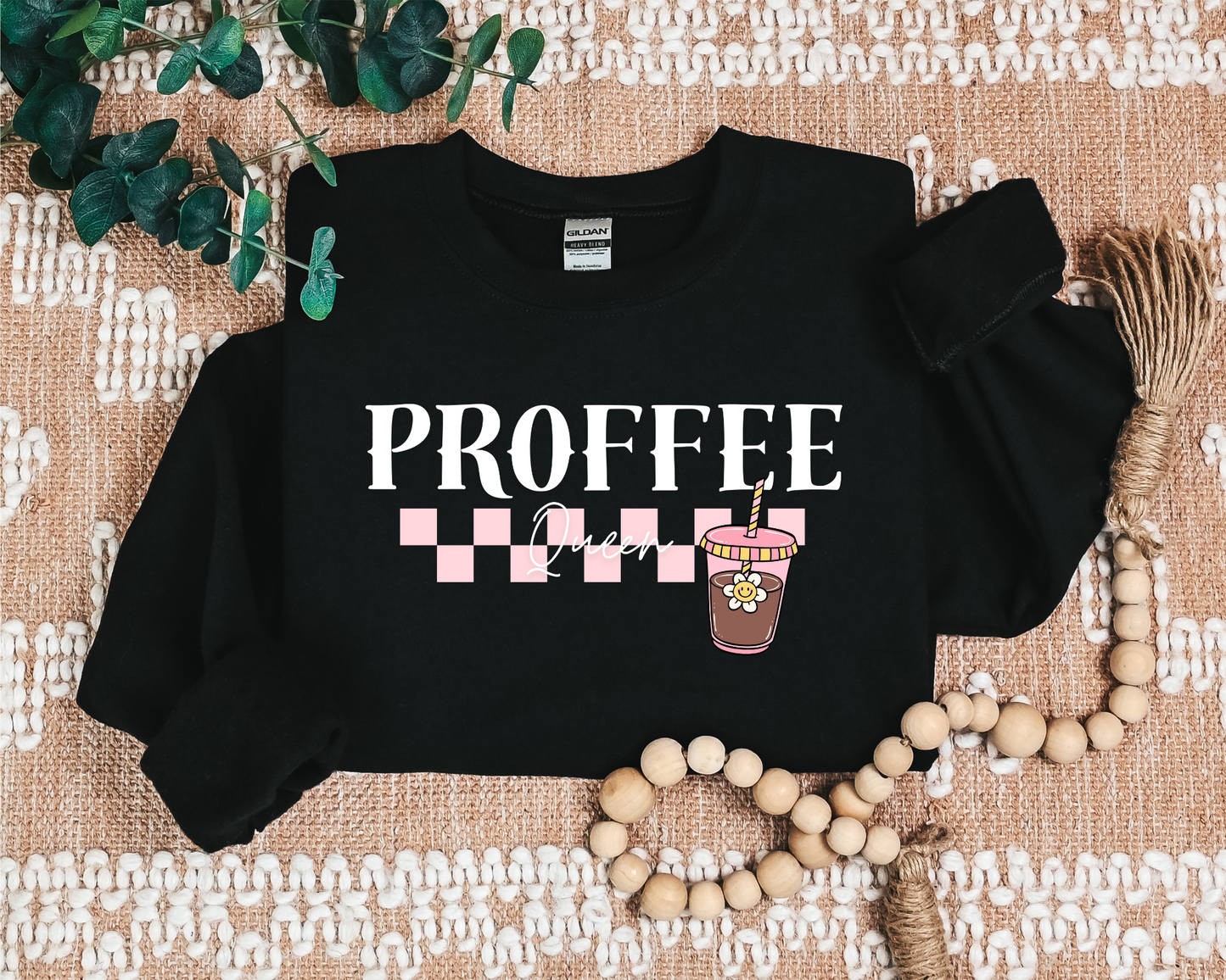NEW PROFFEE QUEEN CHECKERED CREW