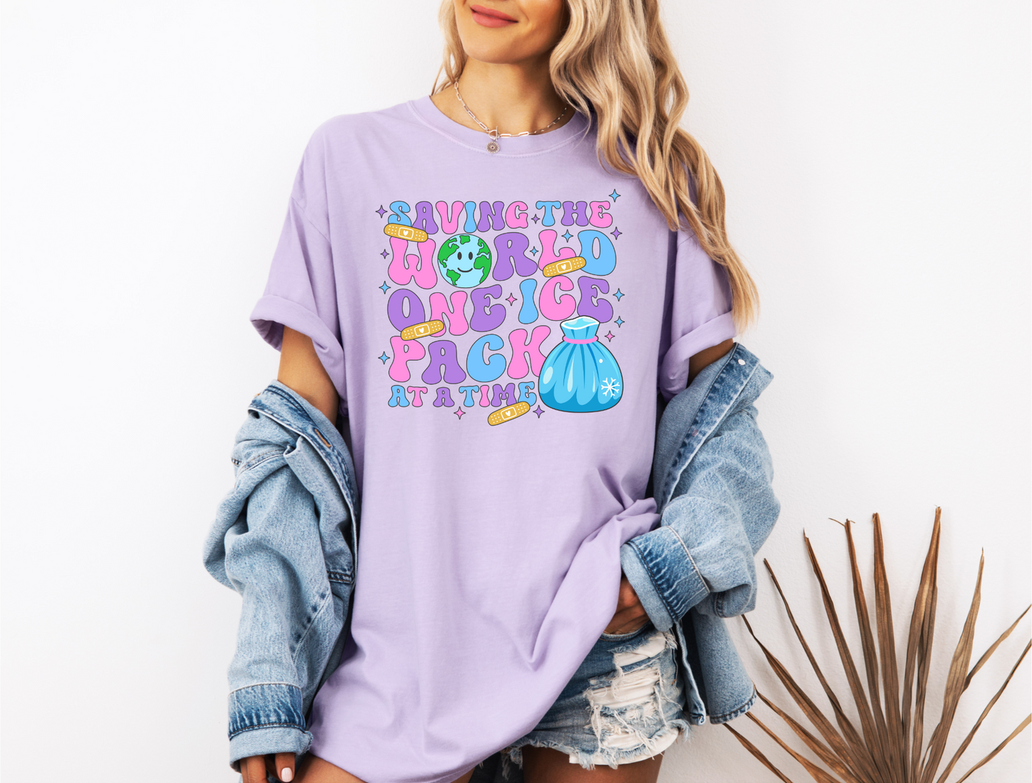 SAVING THE WORLD ONE ICE PACK AT A TIME CC SHIRT