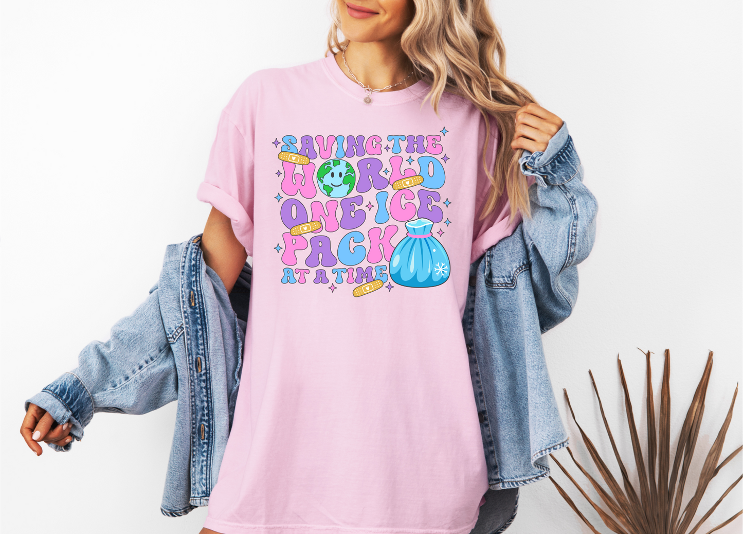 SAVING THE WORLD ONE ICE PACK AT A TIME CC SHIRT