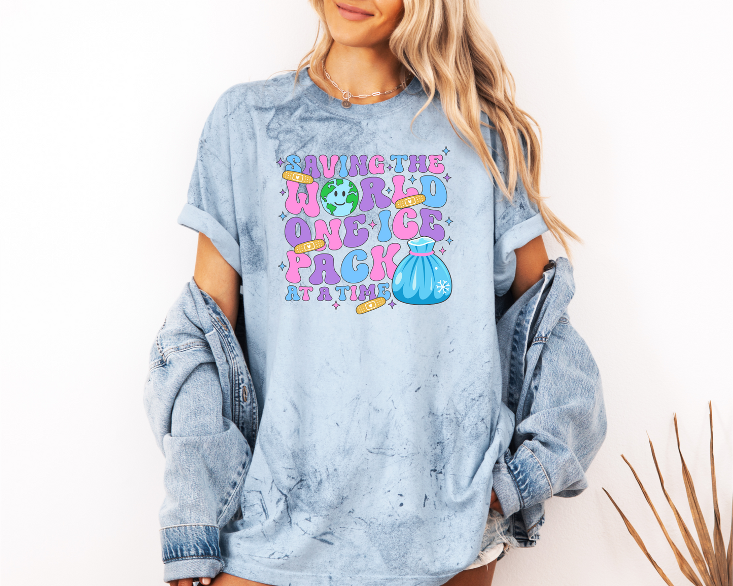 SAVING THE WORLD ONE ICE PACK AT A TIME CC SHIRT