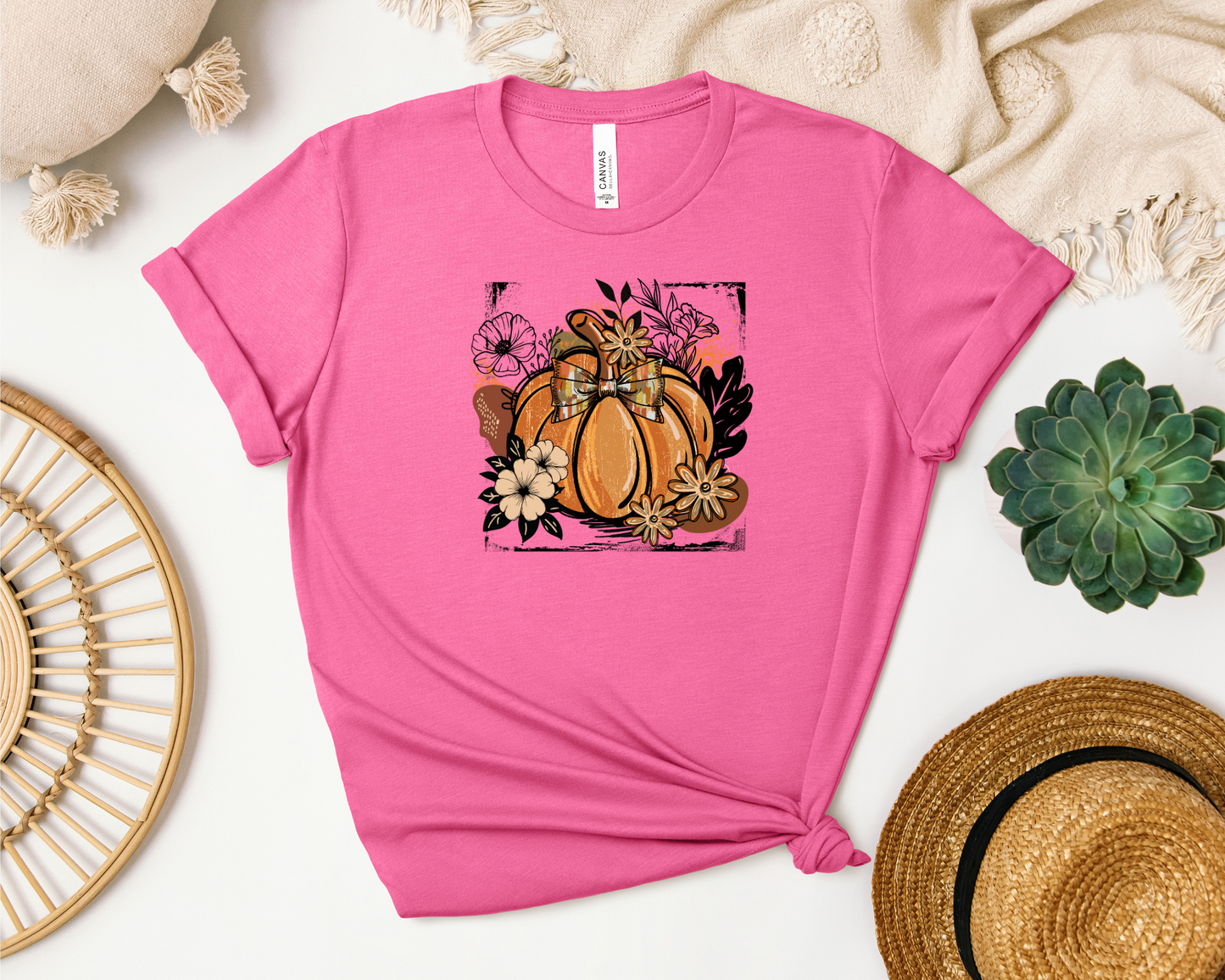*NEW* FALL PUMPKIN BOHO VINTAGE SHIRT