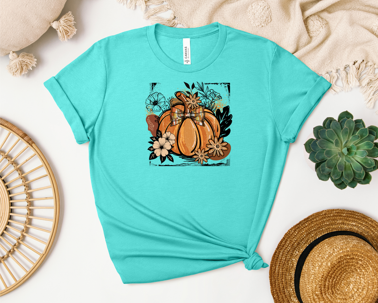 *NEW* FALL PUMPKIN BOHO VINTAGE SHIRT