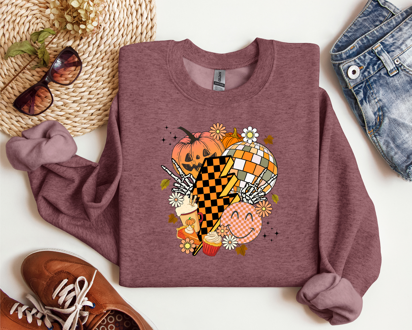 FALL RETRO SMILEY CREW