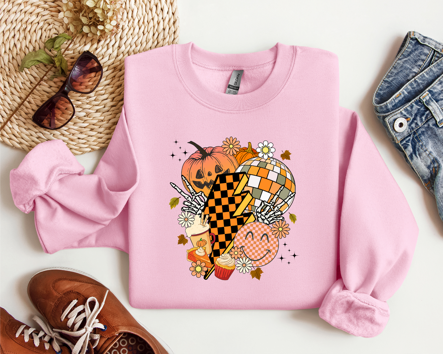 FALL RETRO SMILEY CREW