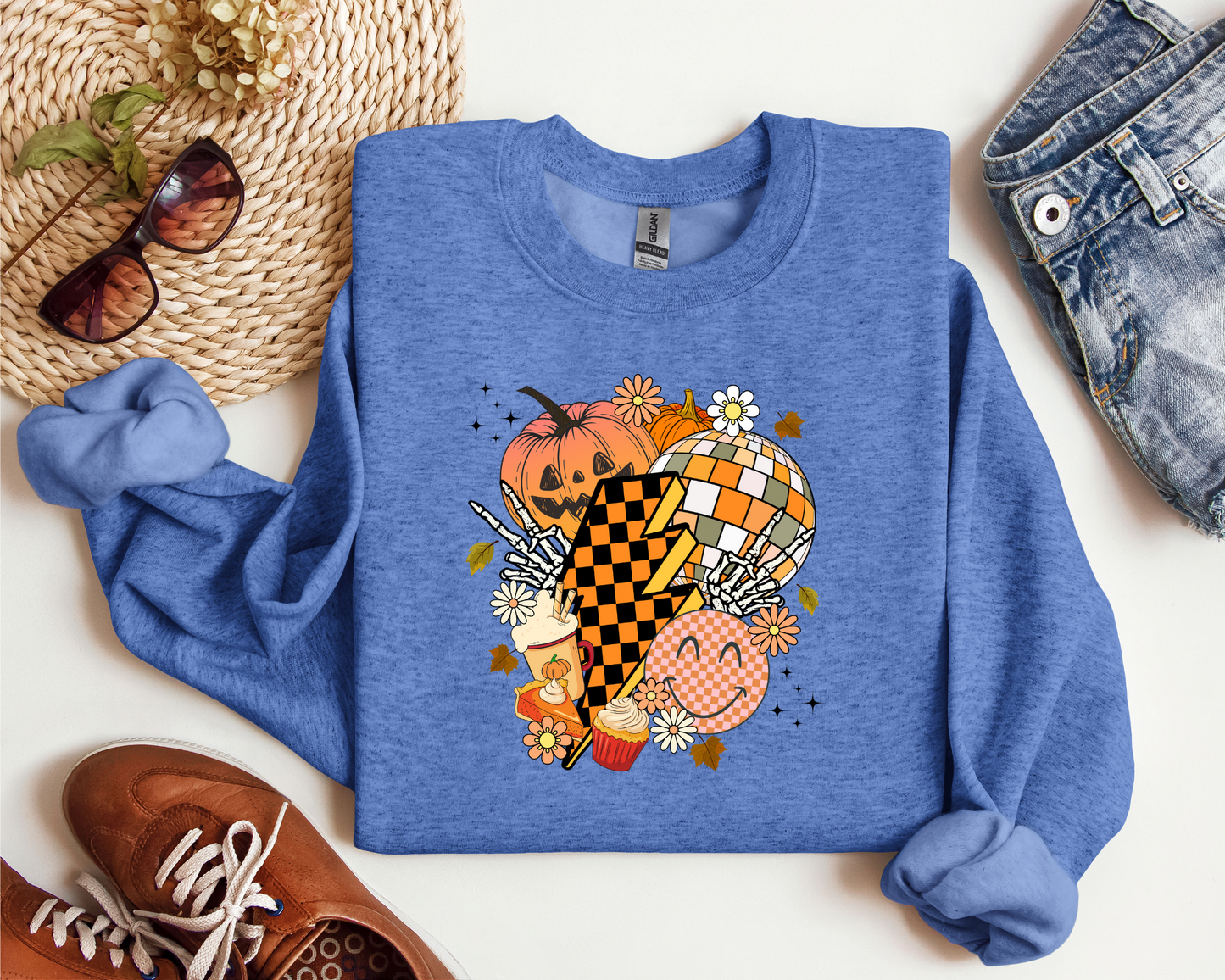 FALL RETRO SMILEY CREW