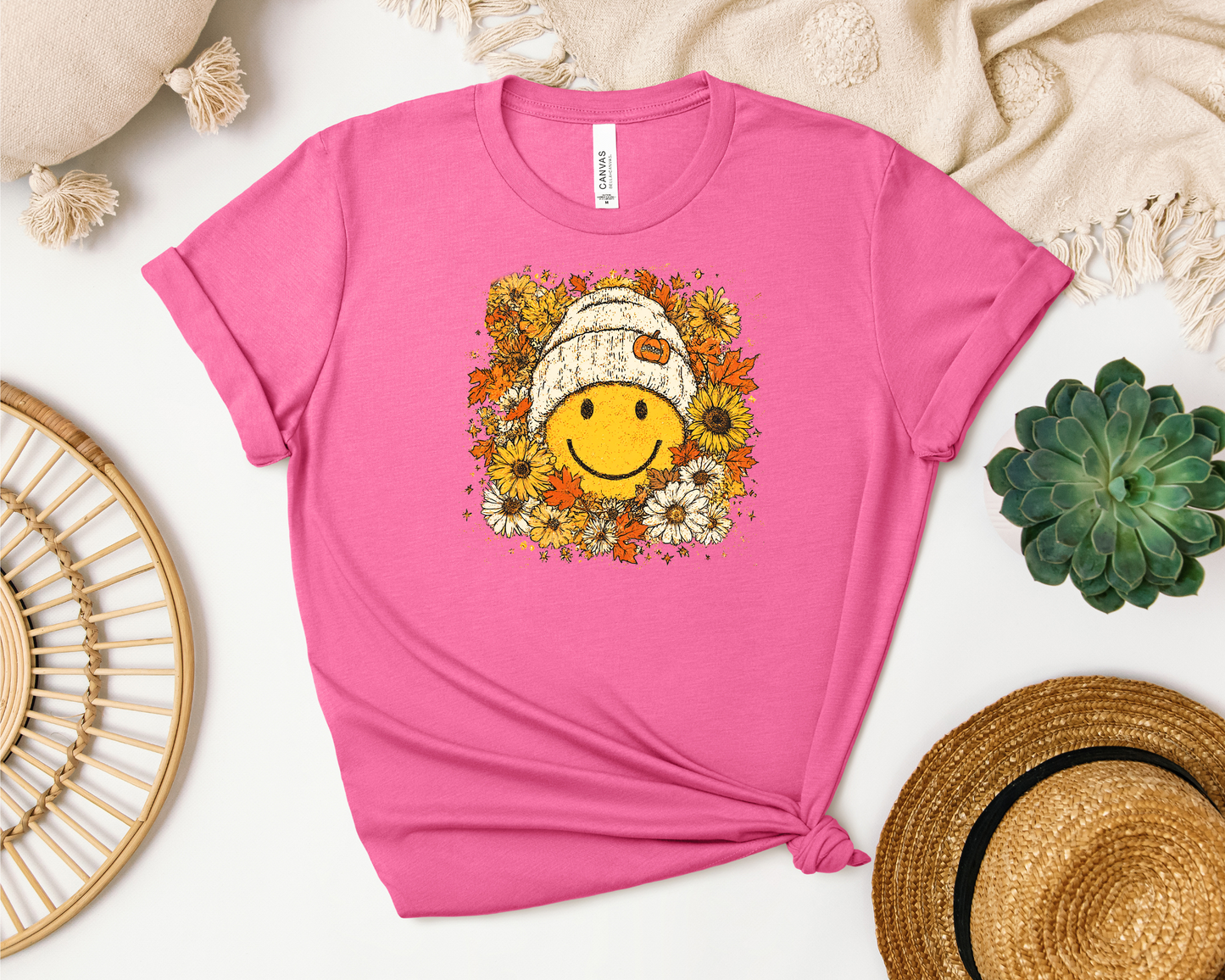 *NEW* FLORAL FALL SMILEY SHIRT