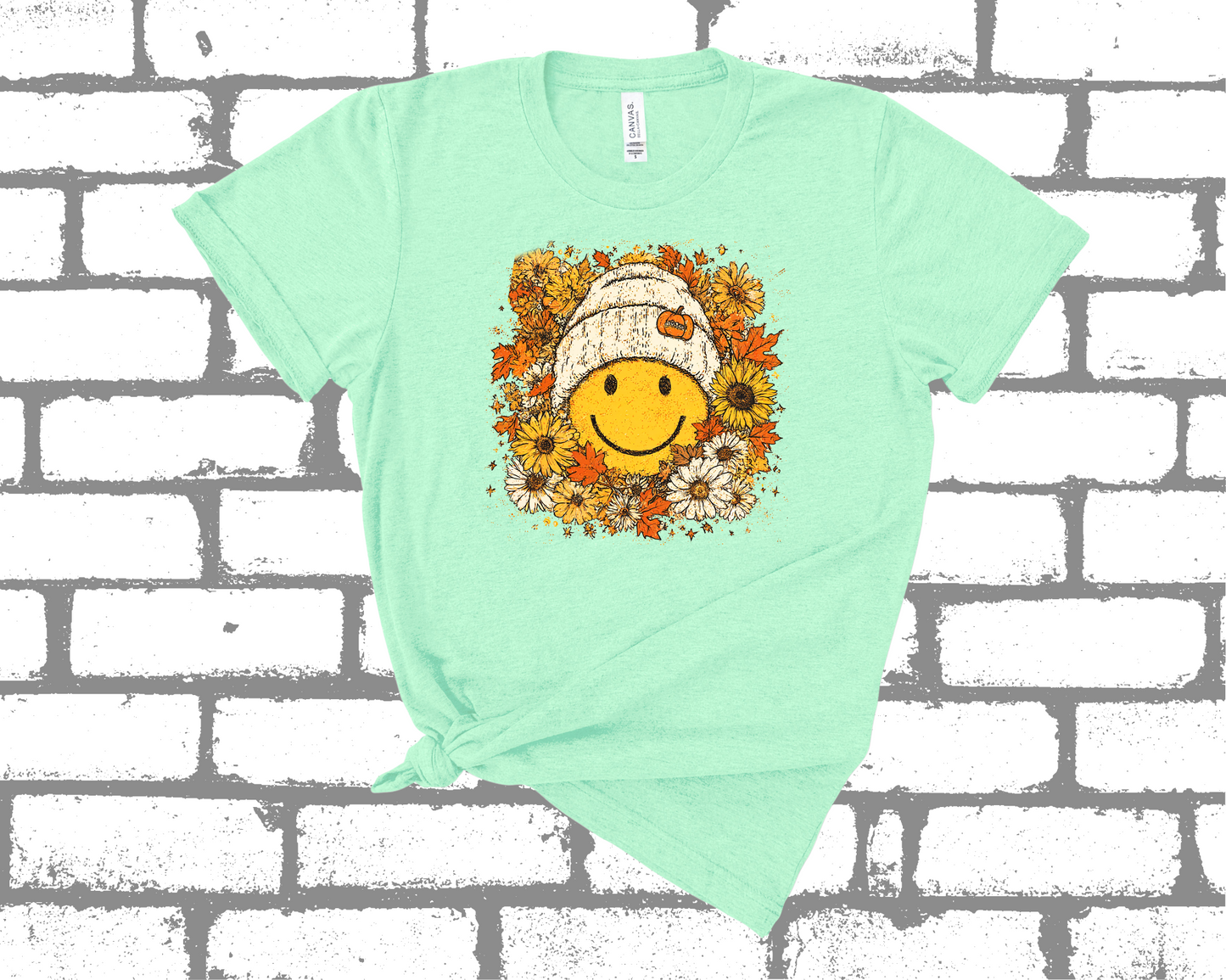 *NEW* FLORAL FALL SMILEY SHIRT