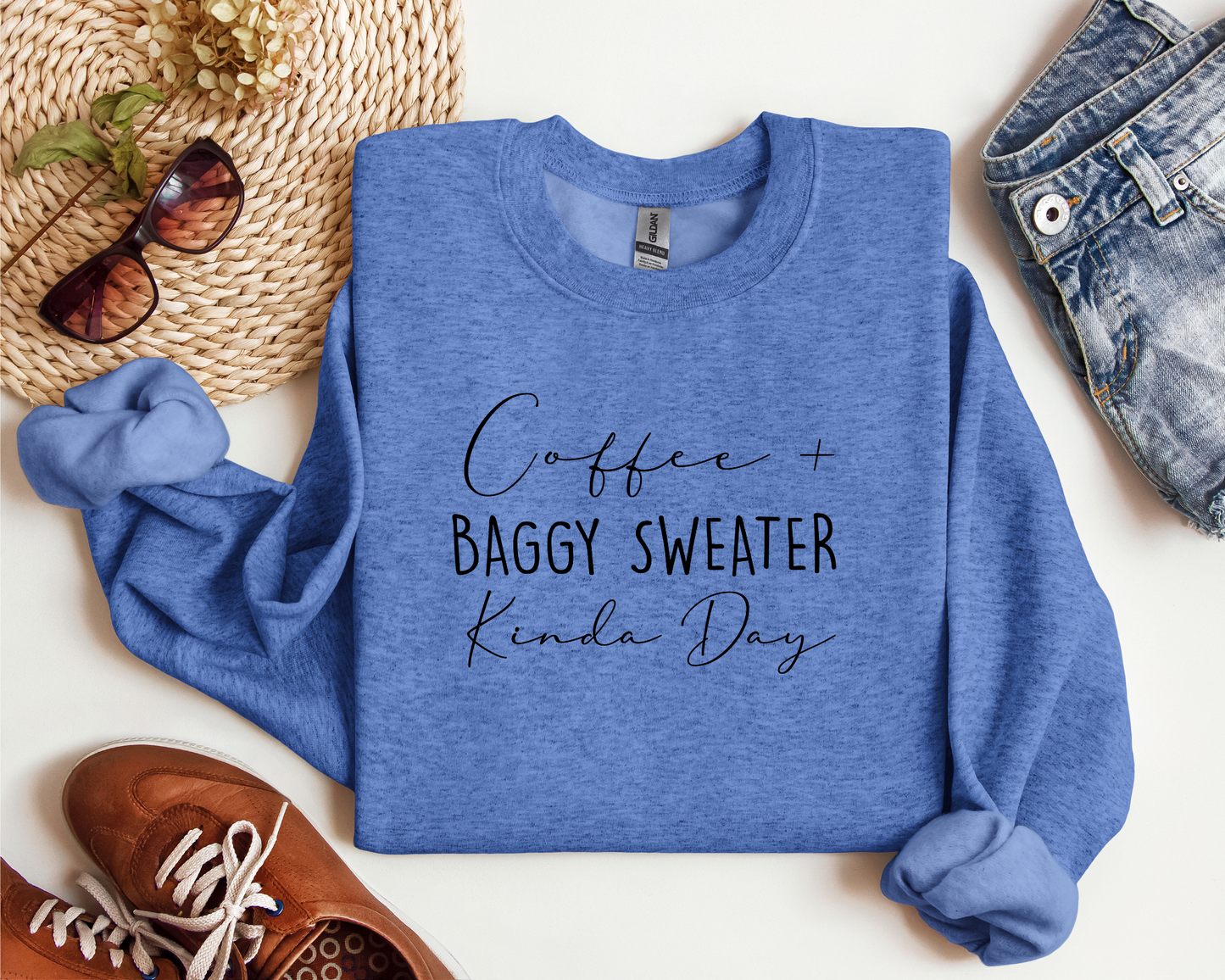 *NEW* COFFEE AND BAGGY SWEATER CREW