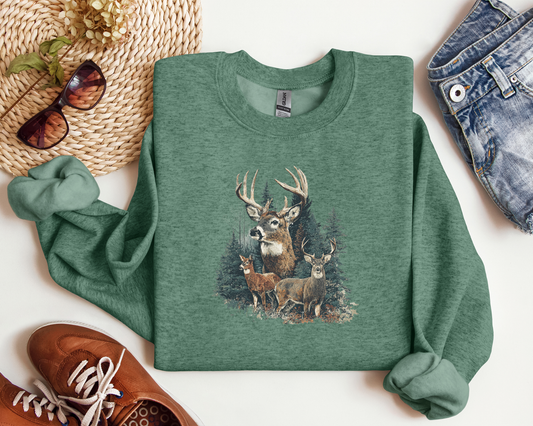 *NEW* VINTAGE DEER CREW