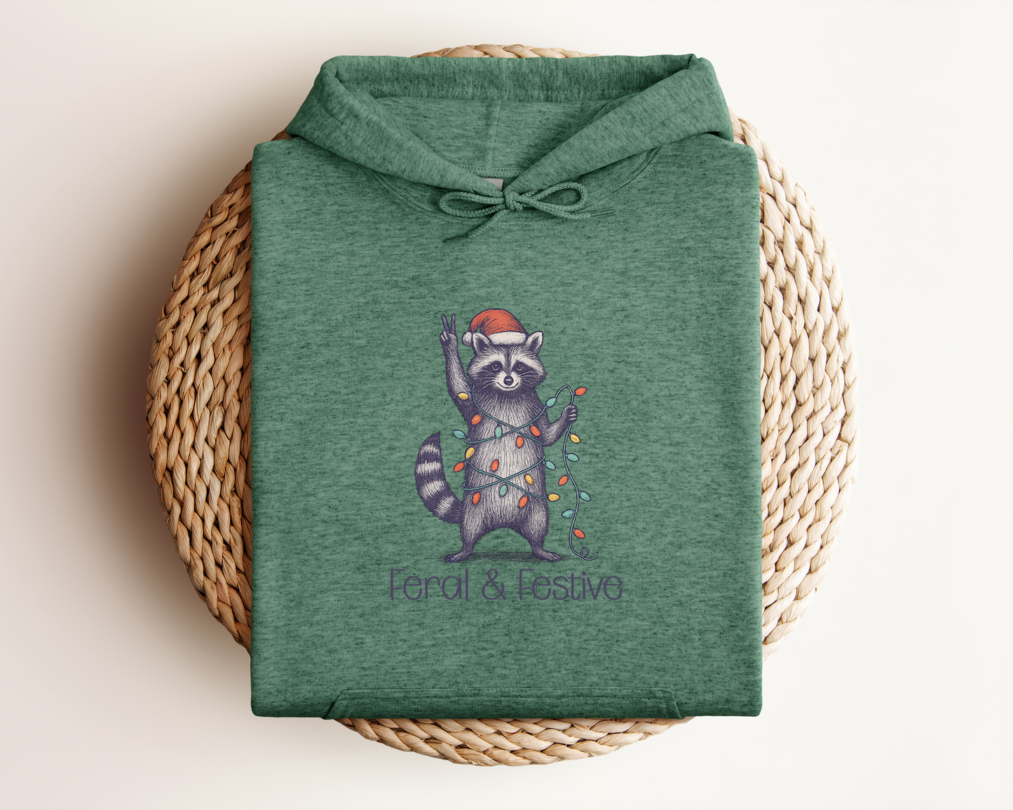 FERAL AND FESTIVE HOODIE