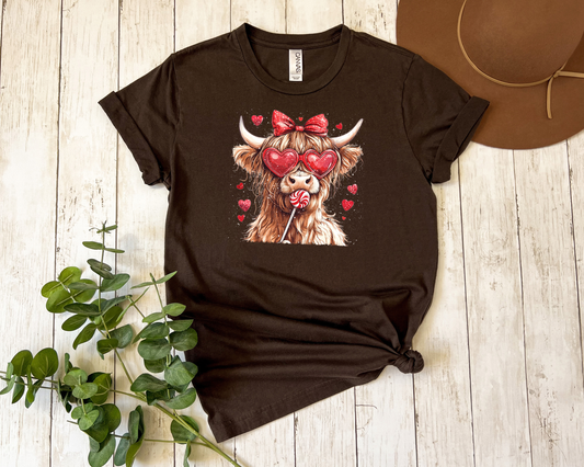 *NEW* VALENTINE HIGHLAND COW SHIRT
