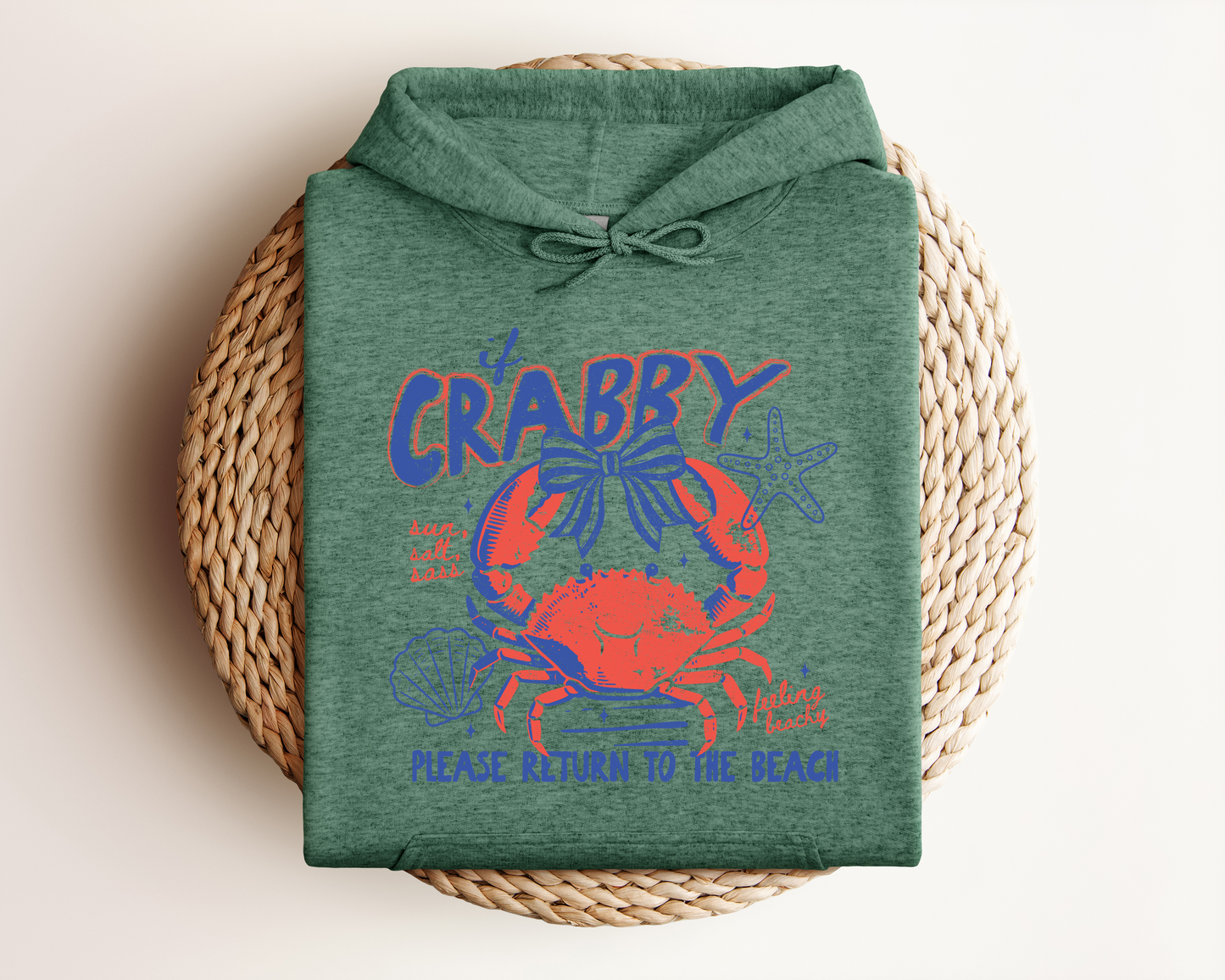 IF CRABBY PLEASE RETURN TO THE BEACH HOODIE