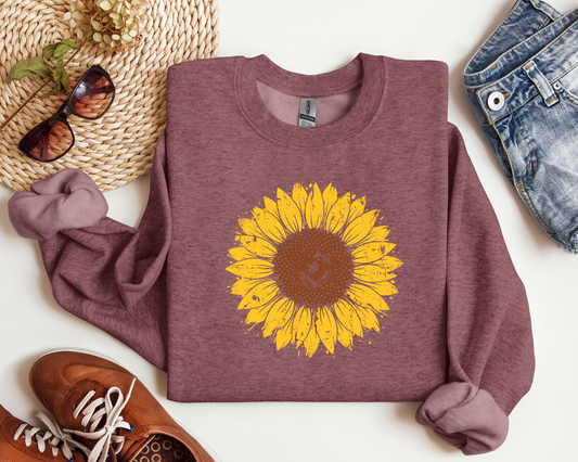 DISTRESSED SUNFLOWER CREW