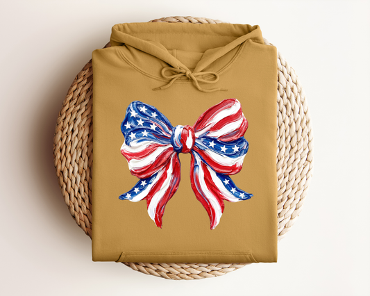 PATRIOTIC BOW HOODIE