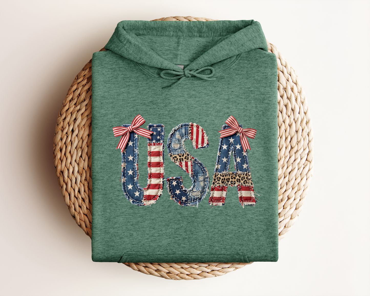 USA PATCHWORK HOODIE