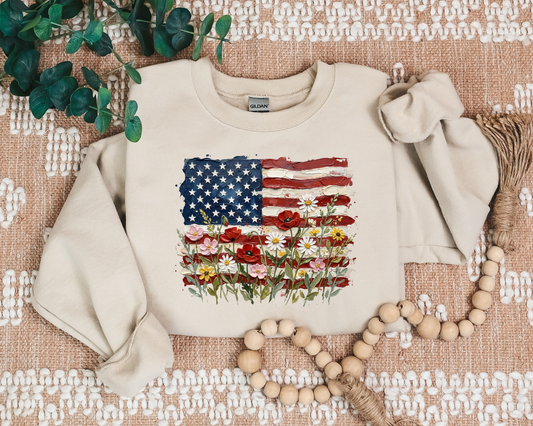AMERICAN FLAG FLORAL CREW