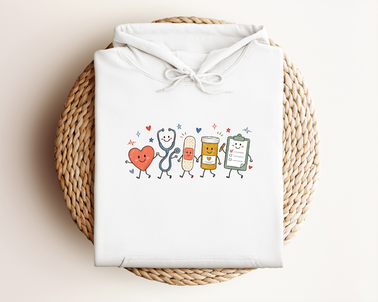 NURSE DOODLE HOODIE