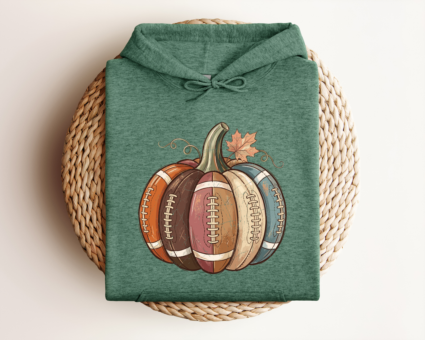 FOOTBALL PUMPKIN HOODIE