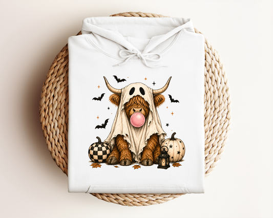 HALLOWEEN HIGHLAND COW HOODIE