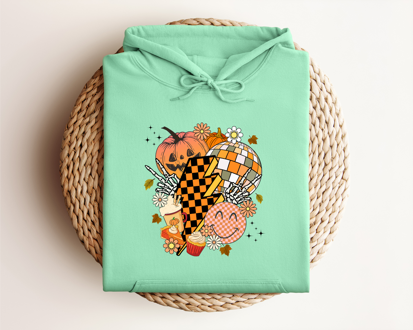 FALL RETRO SMILEY HOODIE