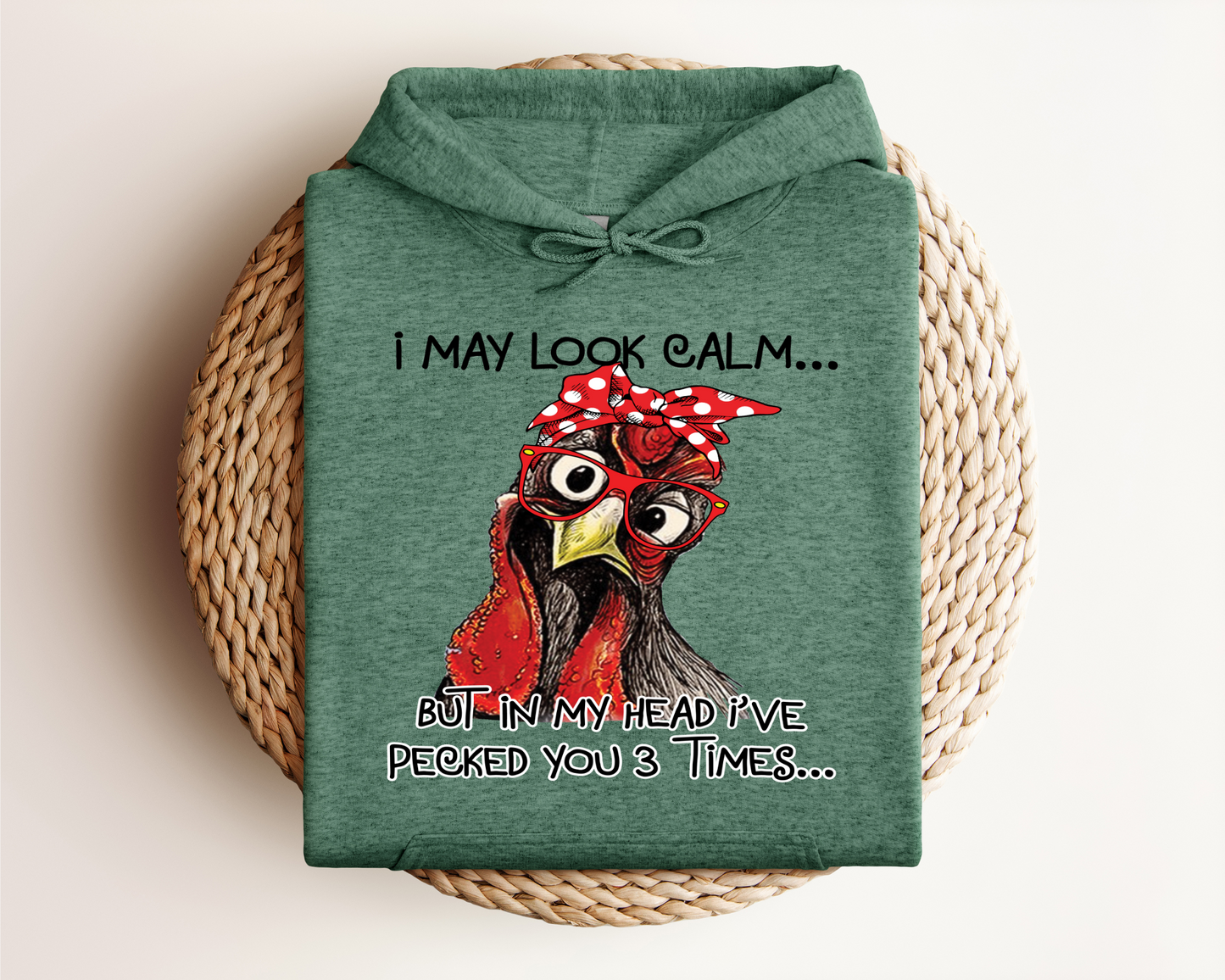 I MAY LOOK CALM HOODIE