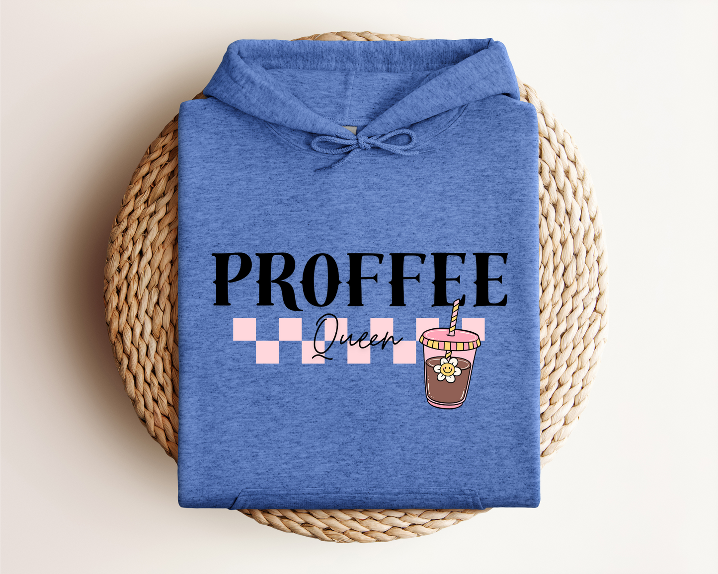 NEW PROFFEE QUEEN CHECKERED HOODIE